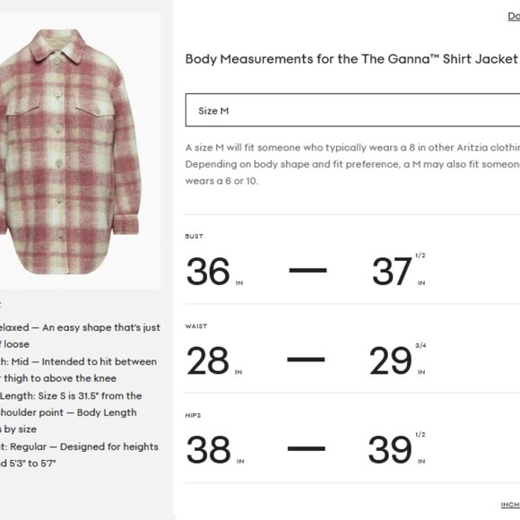 Wilfred Free Ganna Shirt MIDI Jacket - Medium - Picture 2 of 5